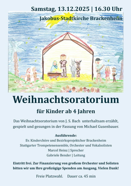 Weihnachtsoratorium f&uuml;r Kinder