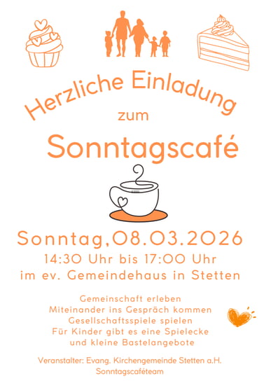 Sonntagscafe M&auml;rz 2026