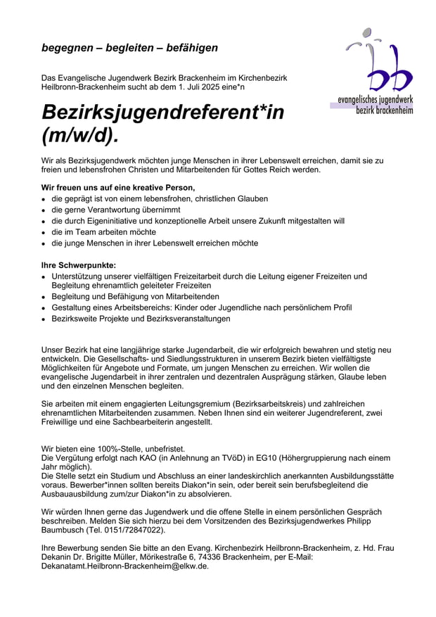 Stelle Bezirksjugendreferent als PDF