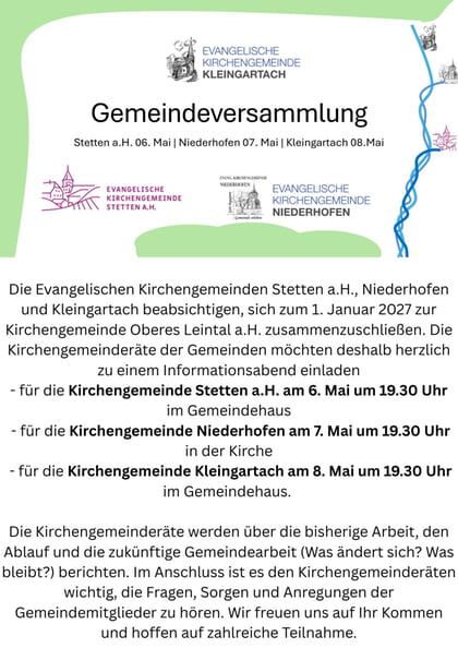 Gemeindeversammlung