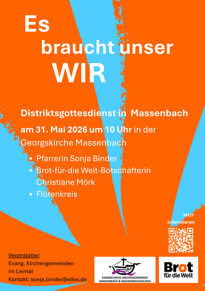 Distrikt-Gottesdienst am 31.05.2026