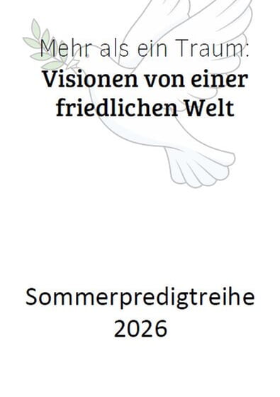 Sommerpredigtreihe 2026