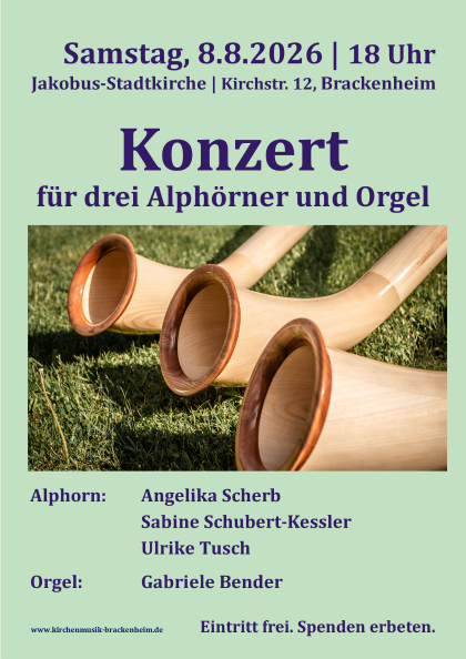 Alphorn und Orgel