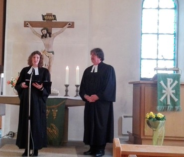 Verabschiedung im Gottesdienst