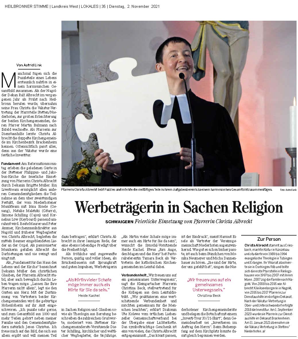 Investitur Albrecht