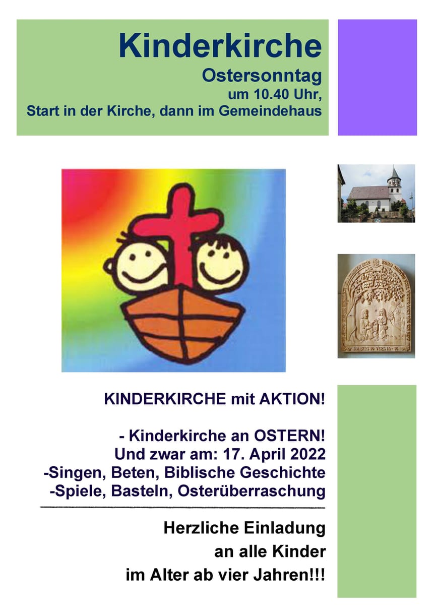 Kinderkirche Ostern